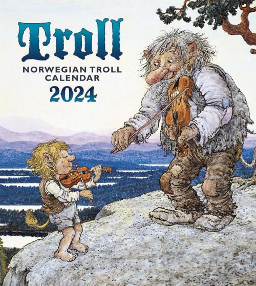 Troll Kalender Lidberg 2024 Aune Forlag