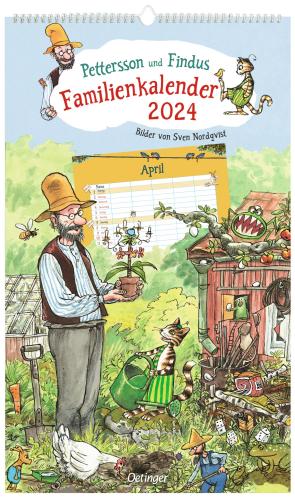 Pettersson und Findus Familienkalender 2024 - Oetinger Verlag