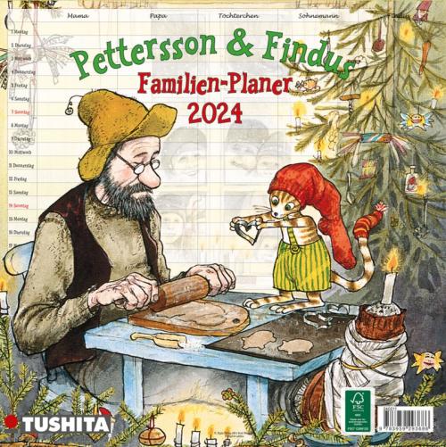 Pettersson & Findus - Familien Planer 2024 - Tushita Verlag