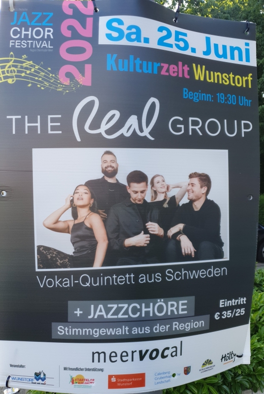 Konzert The Real Group  Wolfgang Sander 2022